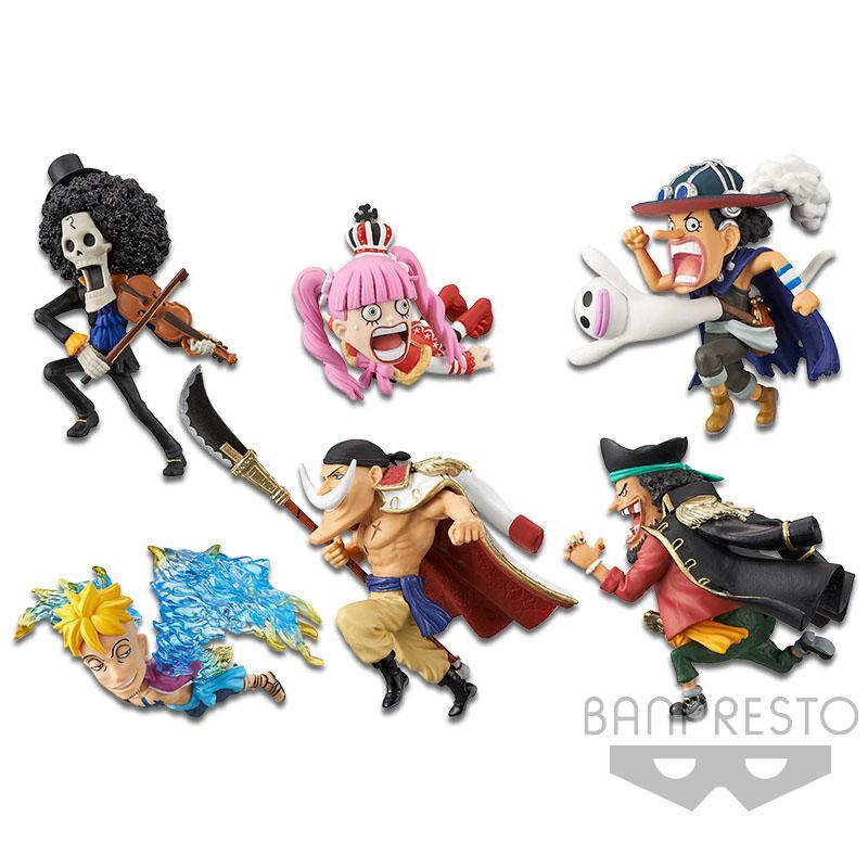 One Piece World Collectable Figure -History Relay 20th- Vol. 3-Complete Set of 6-Bandai-Ace Cards &amp; Collectibles