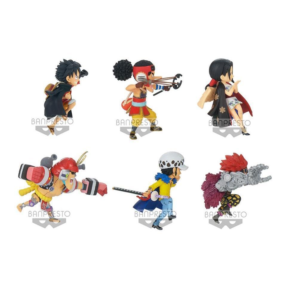 One Piece World Collectable Figure New Series Vol. 2-Complete Set of 6-Bandai-Ace Cards & Collectibles