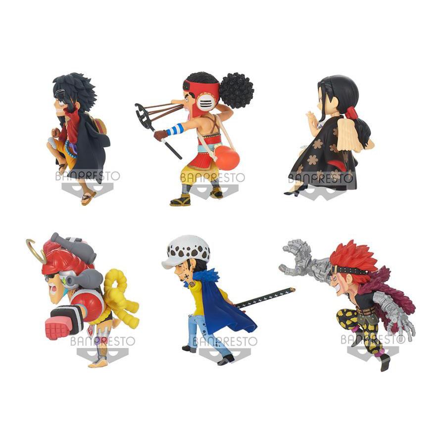 One Piece World Collectable Figure New Series Vol. 2-Complete Set of 6-Bandai-Ace Cards & Collectibles