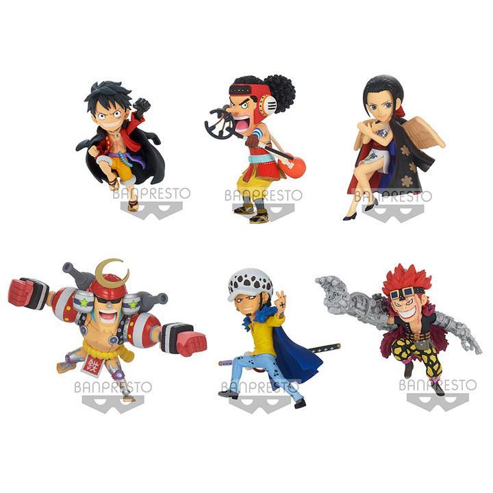 One Piece World Collectable Figure New Series Vol. 2-Complete Set of 6-Bandai-Ace Cards & Collectibles