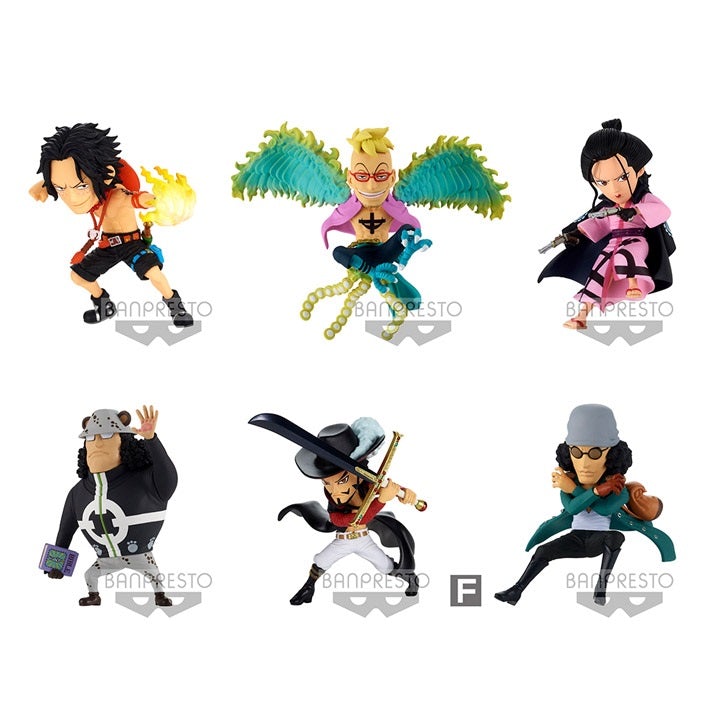 One Piece World Collectable Figure New Series Vol. 3-Complete Set of 6-Bandai-Ace Cards &amp; Collectibles