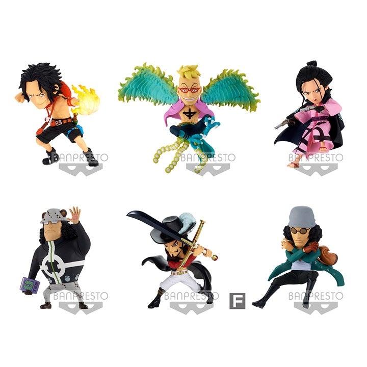 One Piece World Collectable Figure New Series Vol. 3-Complete Set of 6-Bandai-Ace Cards & Collectibles