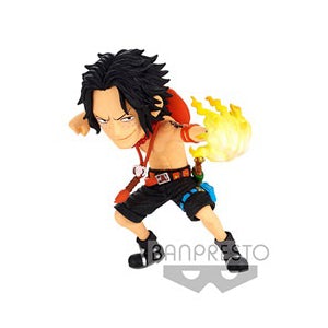 One Piece World Collectable Figure New Series Vol. 3-Portgas D. Ace-Bandai-Ace Cards &amp; Collectibles