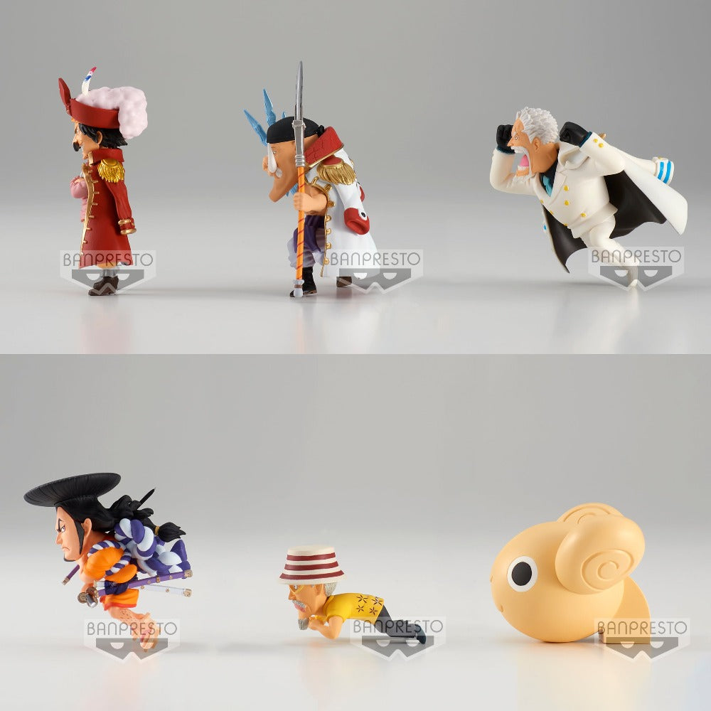 One Piece World Collectable Figure -The Great Pirates 100 Landscapes- Vol. 10-Completed Set of 6-Bandai-Ace Cards &amp; Collectibles