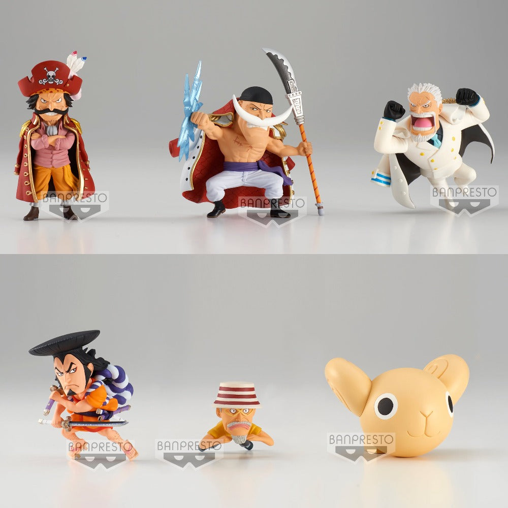 One Piece World Collectable Figure -The Great Pirates 100 Landscapes- Vol. 10-Completed Set of 6-Bandai-Ace Cards & Collectibles