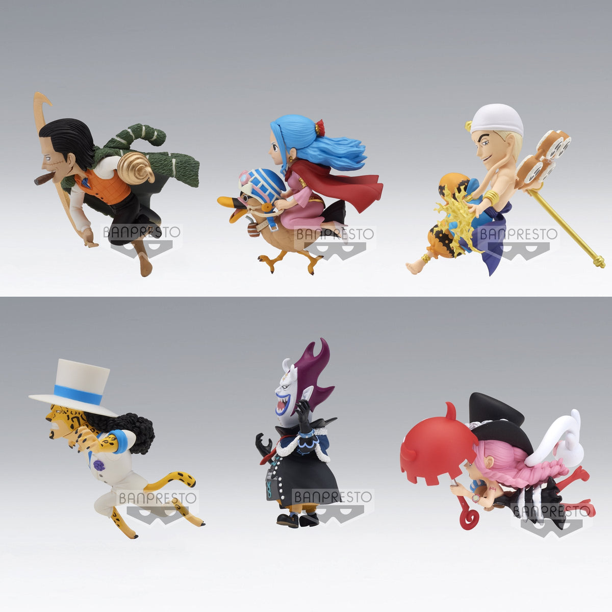 One Piece World Collectable Figure The Great Pirates 100 Landscapes Vol. 6-Complete Set of 6-Bandai-Ace Cards &amp; Collectibles