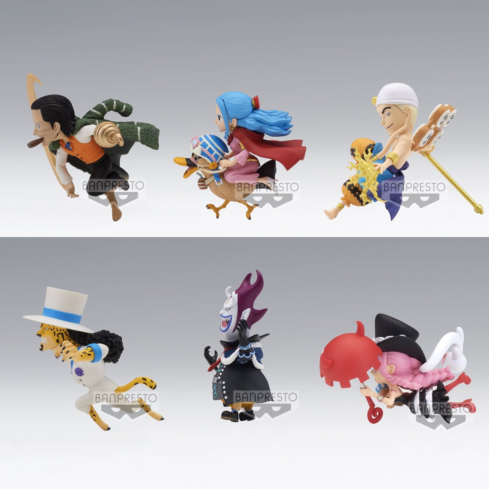 One Piece World Collectable Figure The Great Pirates 100 Landscapes Vol. 6-Complete Set of 6-Bandai-Ace Cards & Collectibles