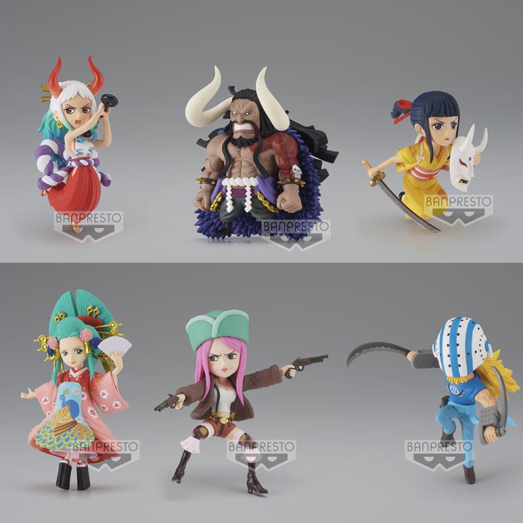 One Piece World Collectable Figure -The Great Pirates 100 Landscapes- Vol. 8-Completed Set of 6-Bandai-Ace Cards &amp; Collectibles