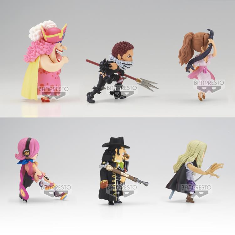 One Piece World Collectable Figure -The Great Pirates 100 Landscapes- Vol. 9-Complete Set of 6-Bandai-Ace Cards &amp; Collectibles