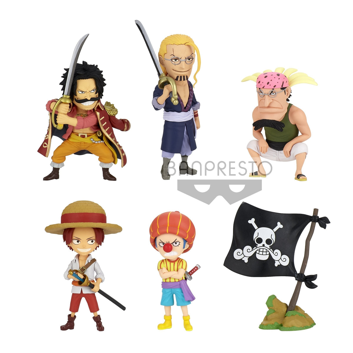 One Piece World Collectable Figure -Wano Country Kaisouhen- Vol. 2-Complete Set of 6-Bandai-Ace Cards &amp; Collectibles