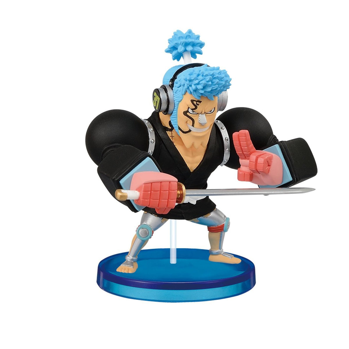 One Piece World Collectable Figure -Wanokuni Style 2-Franky-Bandai-Ace Cards &amp; Collectibles