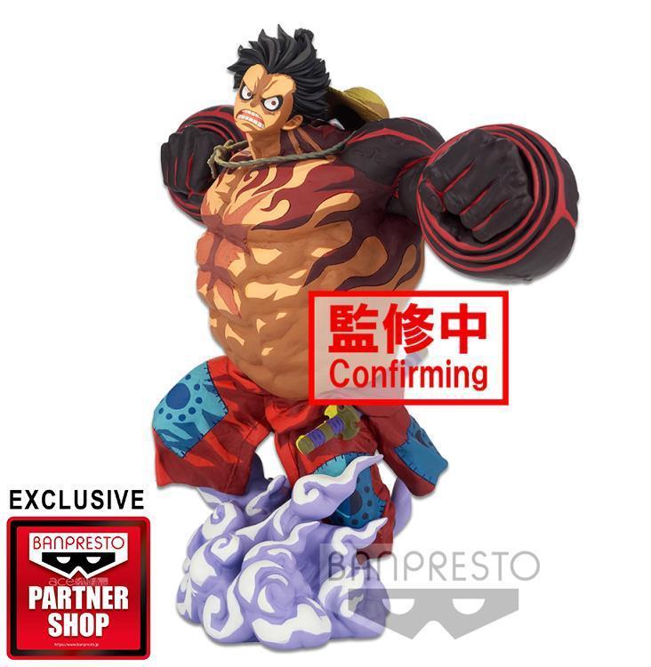 One Piece World Figure Colosseum 3 SMSP &quot;Monkey D. Luffy&quot; -Gear 4- (Two Dimensions) (Partner Store Exclusive)-Bandai-Ace Cards &amp; Collectibles