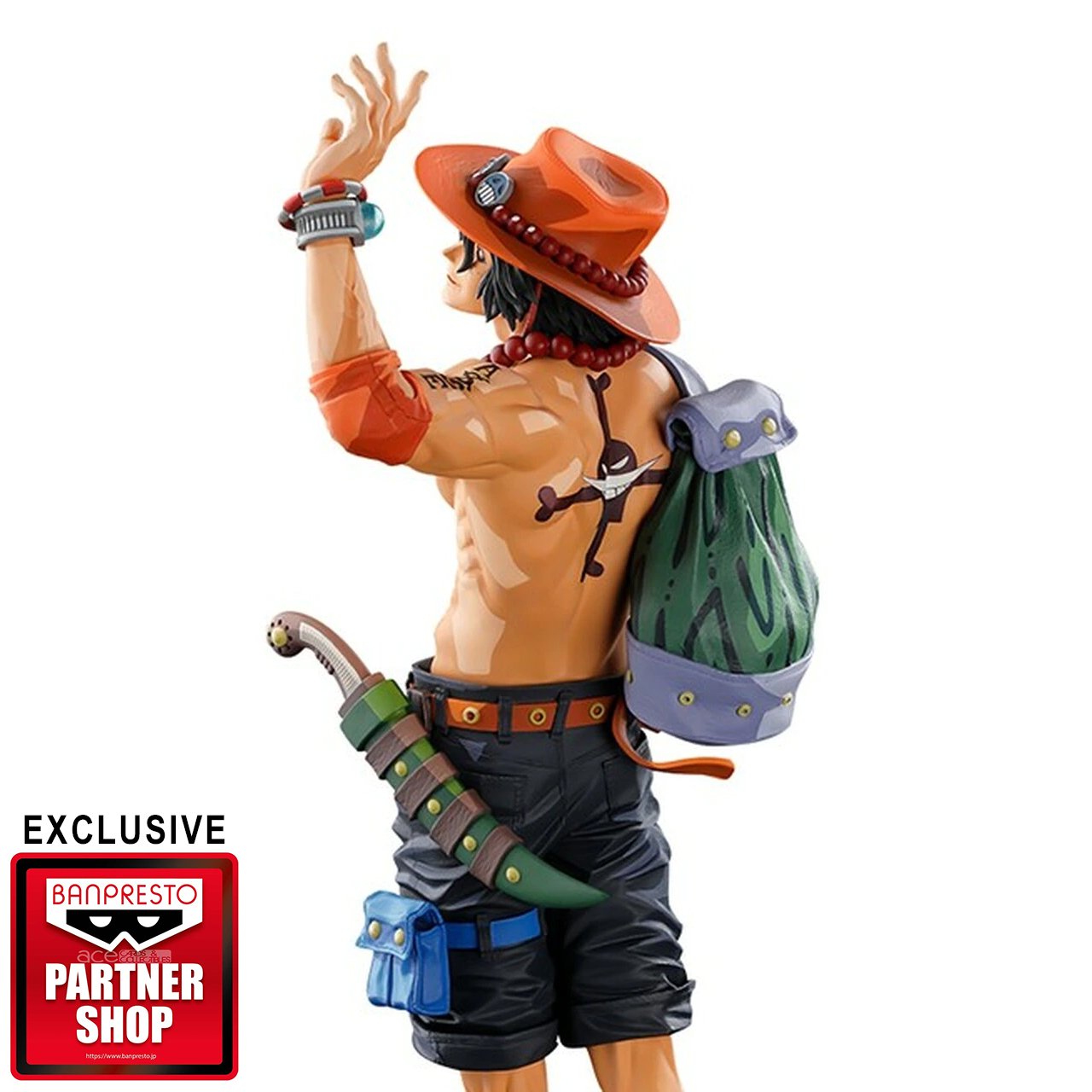 One Piece World Figure Colosseum 3 SMSP "Portgas D. Ace" (Two Dimensions)-Bandai-Ace Cards & Collectibles