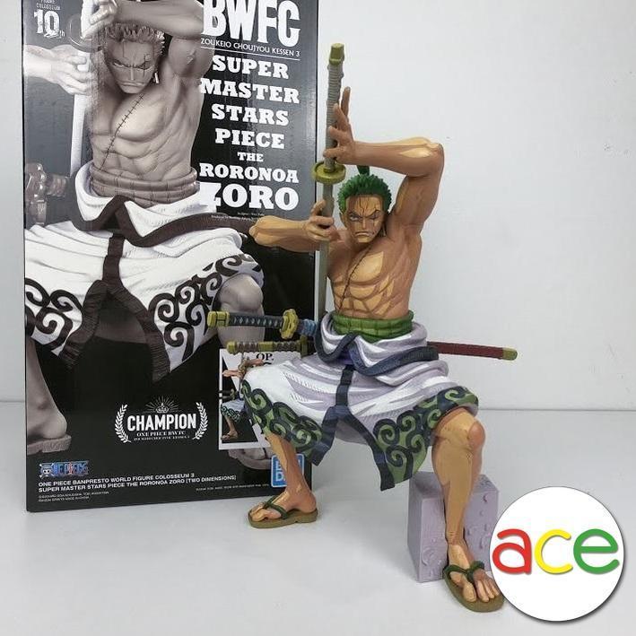 One Piece World Figure Colosseum 3 SMSP &quot;Roronoa Zoro&quot; (Two Dimensions)-Bandai-Ace Cards &amp; Collectibles