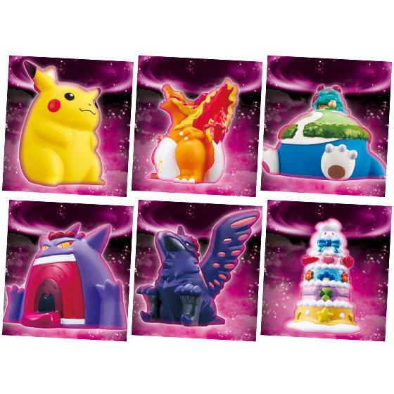 Pokémon Gigantamax -Pokemon Kids with Gum-Complete Set of 6 (All 6 design each)-Bandai-Ace Cards & Collectibles