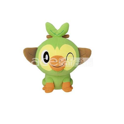 Pokémon "Grookey" Big Round Plush-Bandai-Ace Cards & Collectibles