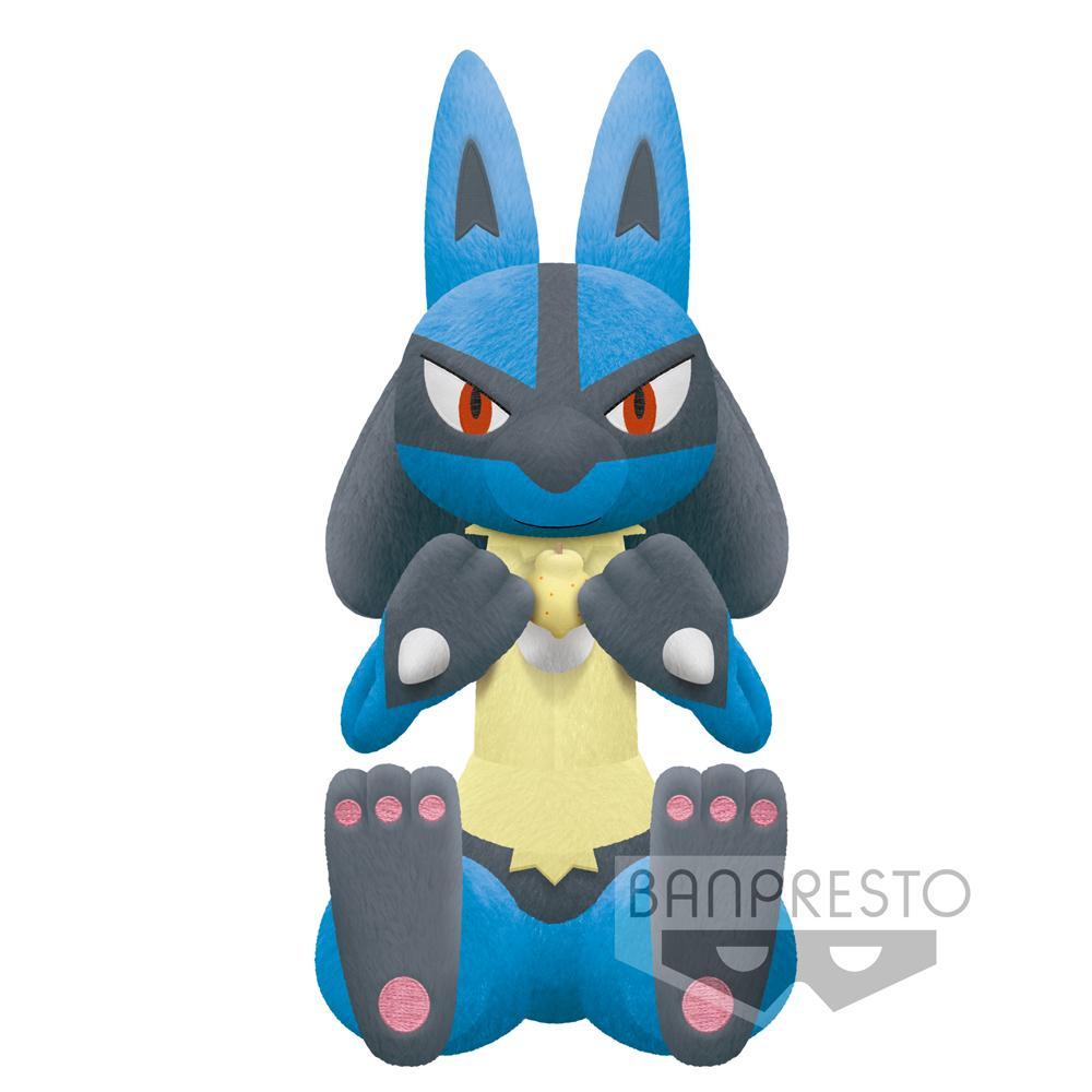 Pokémon &quot;Lucario&quot; Super Big Plush-Bandai-Ace Cards &amp; Collectibles