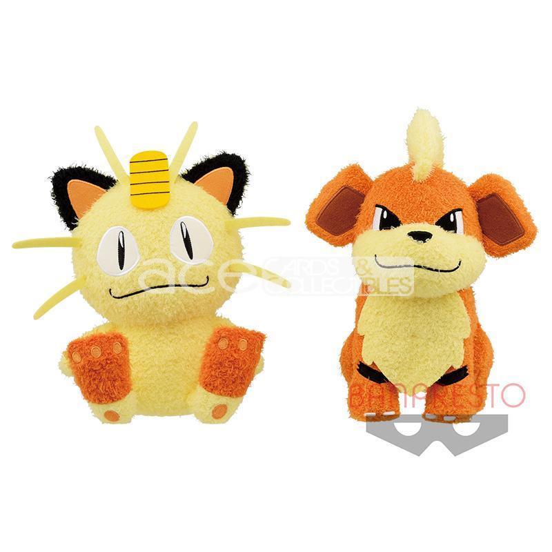 Pokémon "Meowth" Pokehug Big Plush-Bandai-Ace Cards & Collectibles