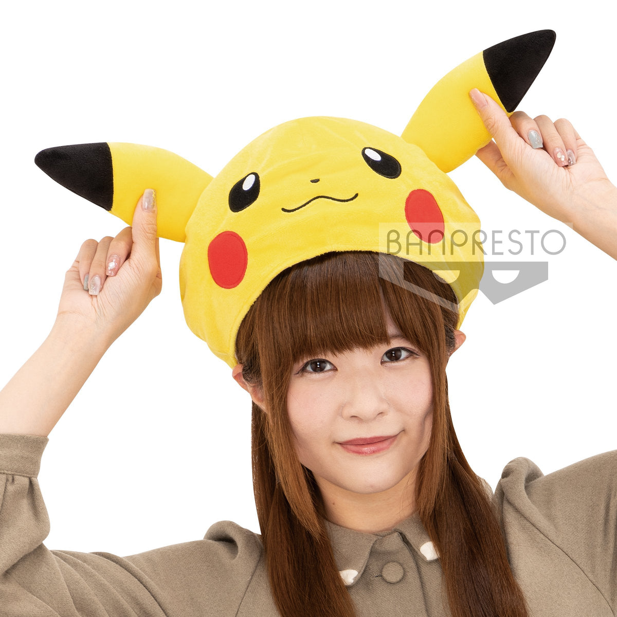 Pokémon Pikachu Hat (Ver. B)-Bandai-Ace Cards &amp; Collectibles