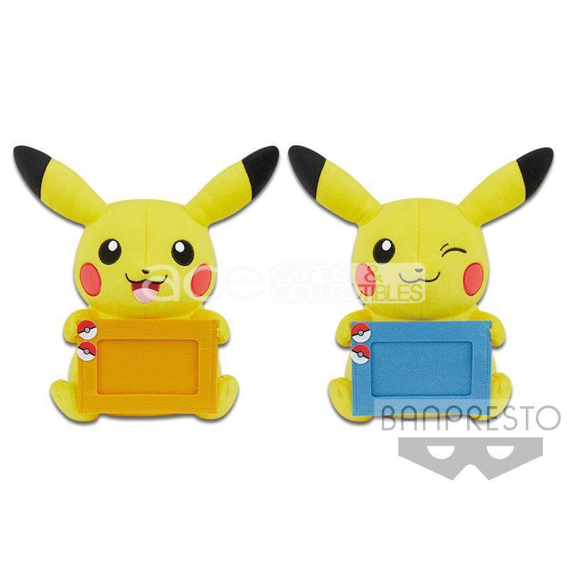 Pokémon &quot;Pikachu&quot; -Orange Photo Frame- Big Plush-Bandai-Ace Cards &amp; Collectibles