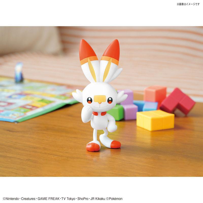 Pokémon Plastic Model Collection Quick!! 05 "Scorbunny"-Bandai-Ace Cards & Collectibles