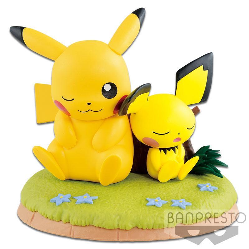 Pokémon Relaxing Time "Pikachu & Pichu" Figure-Bandai-Ace Cards & Collectibles