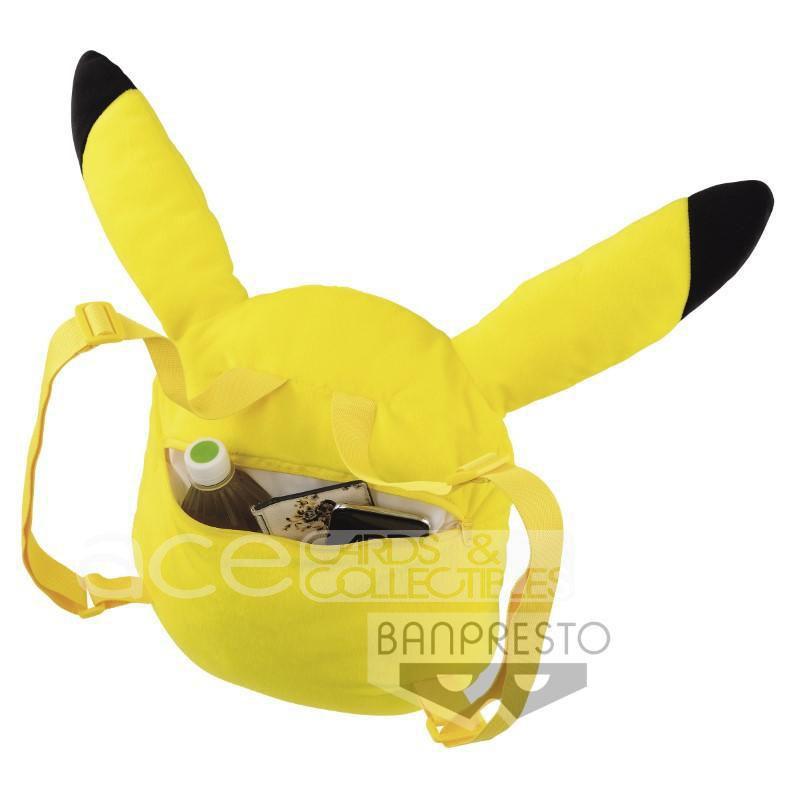 Pokémon Rucksack "Pikachu" Super Big Face Shaped-Bandai-Ace Cards & Collectibles