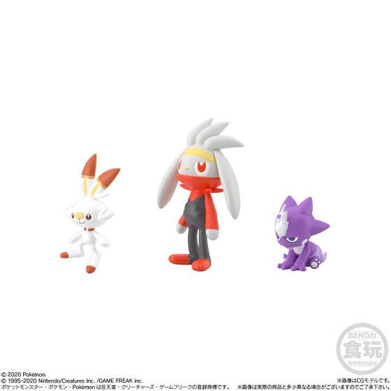 Pokemon Scale World Galar Region Set-2 Hibernie &amp; Rabbifoot &amp; Eason-Bandai-Ace Cards &amp; Collectibles