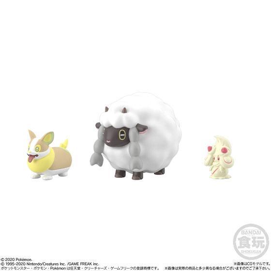 Pokemon Scale World Galar Region Set-4 One Pachi &amp; Wooloo &amp; Mahwhip-Bandai-Ace Cards &amp; Collectibles