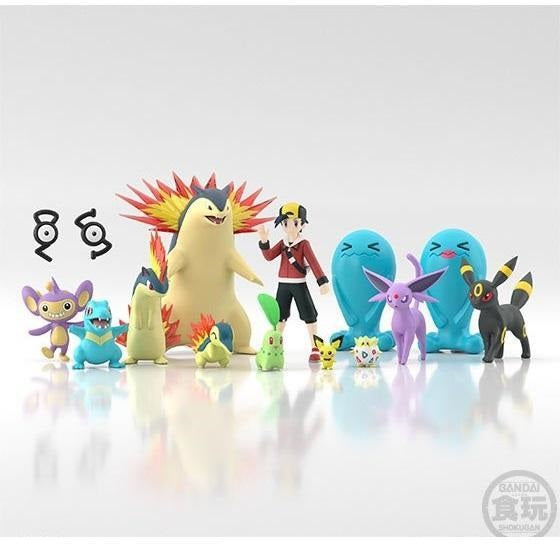Pokemon Scale World Johto-Chicorita &Eifie-Bandai-Ace Cards & Collectibles