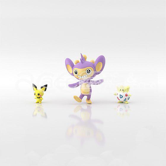 Pokemon Scale World Johto-Chicorita &Eifie-Bandai-Ace Cards & Collectibles