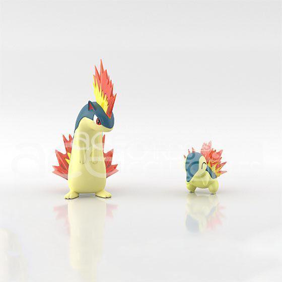 Pokemon Scale World Johto-Chicorita &Eifie-Bandai-Ace Cards & Collectibles