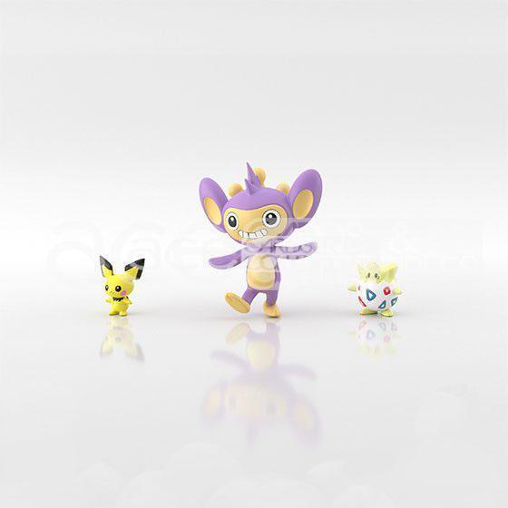 Pokemon Scale World Johto-Pichu &amp;Togepy &amp;Eipam-Bandai-Ace Cards &amp; Collectibles
