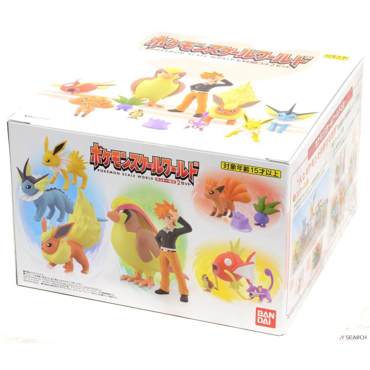 Pokémon Scale World Kanto Region 2 Set-1 Magikarp & Rattata & Pidgey & Grass-Bandai-Ace Cards & Collectibles