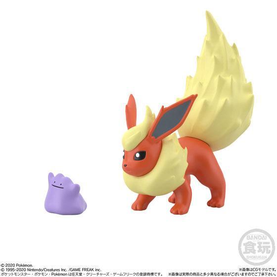 Pokémon Scale World Kanto Region 2 Set-4 Flareon &amp; Ditto-Bandai-Ace Cards &amp; Collectibles