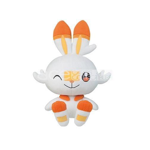 Pokémon "Scorbunny" Big Round Plush-Bandai-Ace Cards & Collectibles