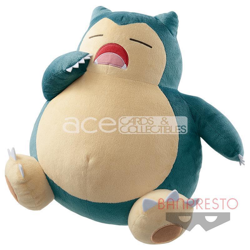 Pokémon "Snorlax" -I love Snorlax- Super Big Plush-Bandai-Ace Cards & Collectibles