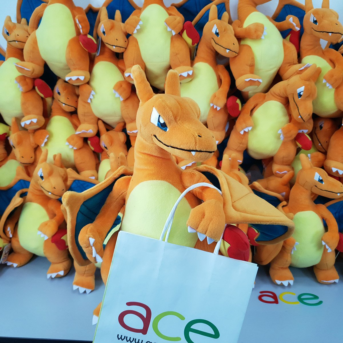 Pokemon Super Big Plush "Charizard"-Bandai-Ace Cards & Collectibles