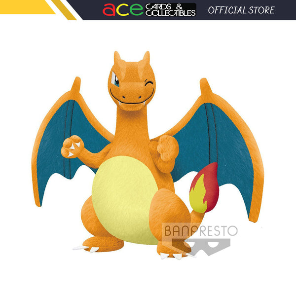 Pokemon Super Big Plush "Charizard"-Bandai-Ace Cards & Collectibles