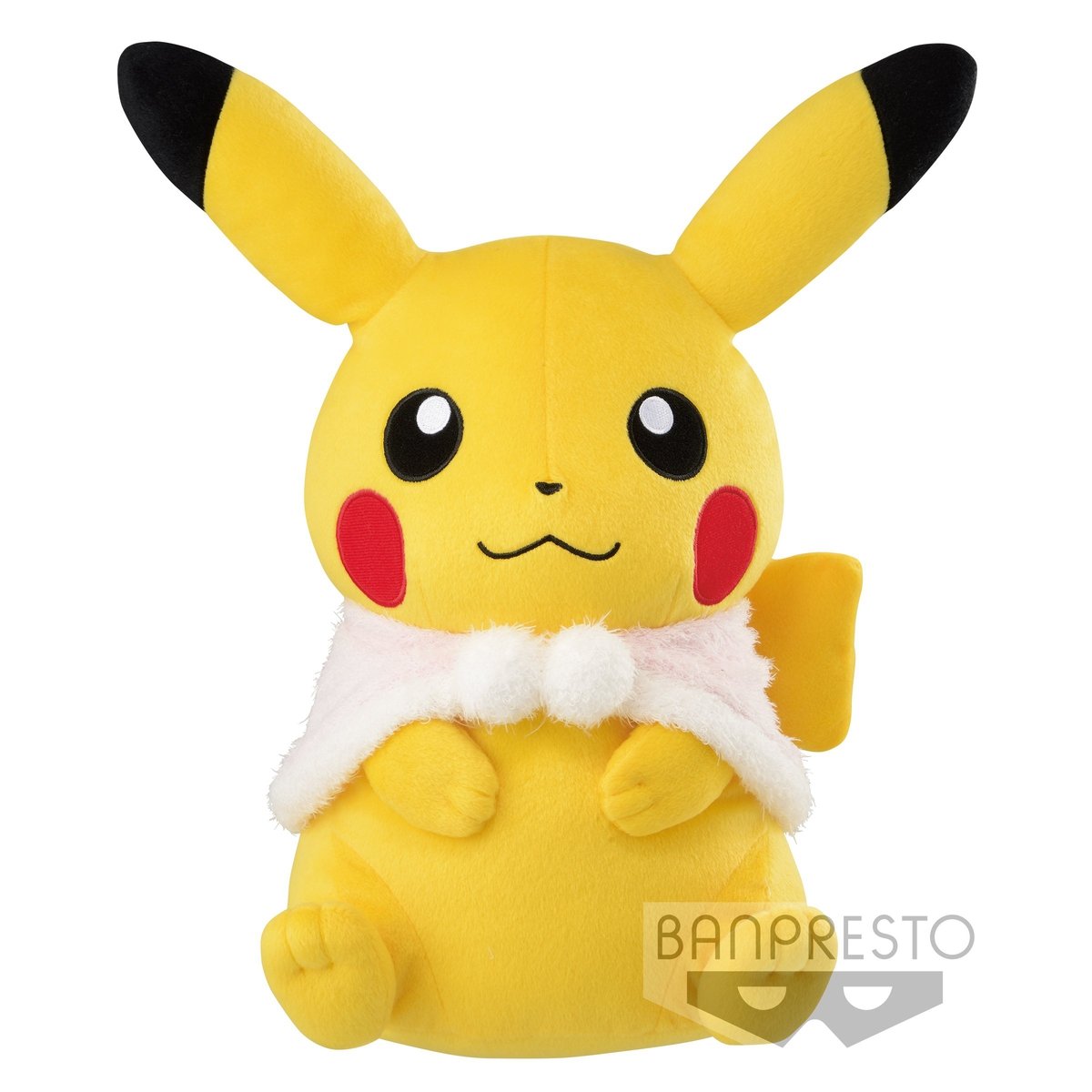 Pokémon -Winter- "Pikachu "Super Big Plush-Bandai-Ace Cards & Collectibles