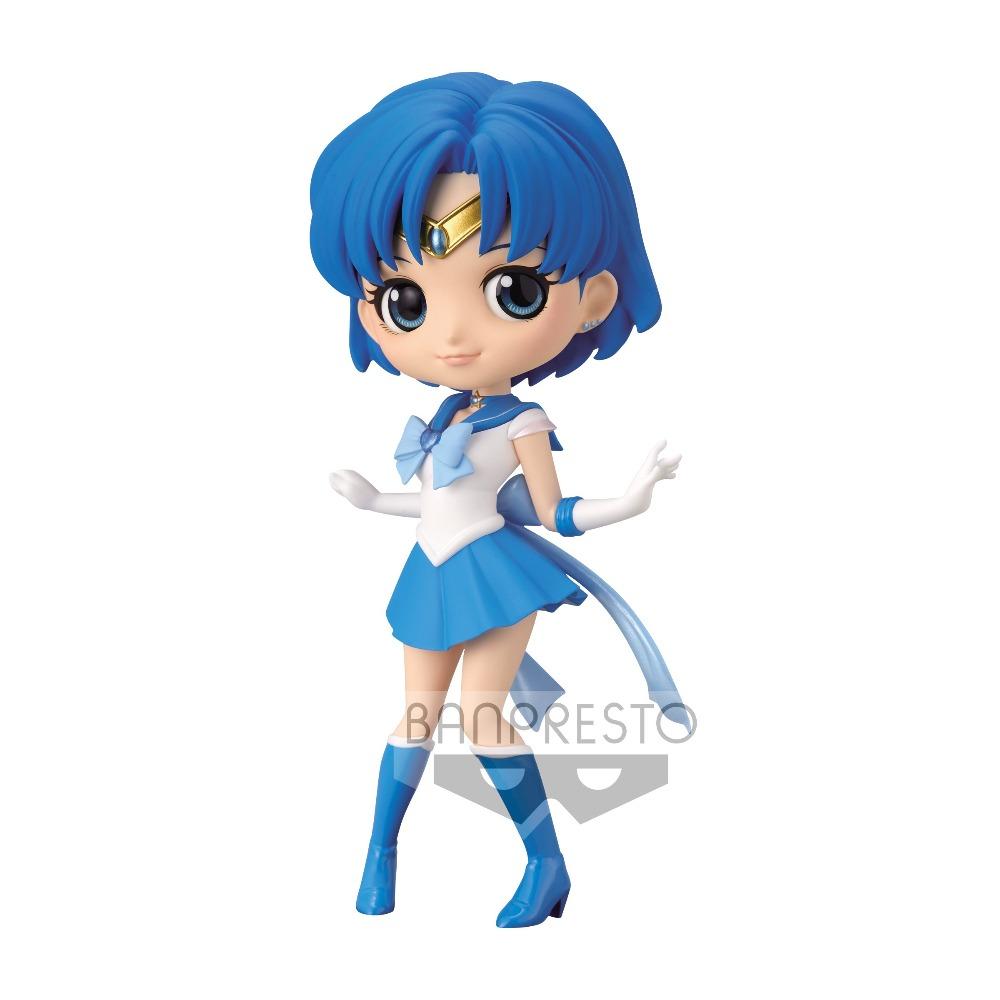 Pretty Guardian Sailor Moon Eternal The Movie Q Posket - "Super Sailor Mercury" (Ver.A)-Bandai-Ace Cards & Collectibles