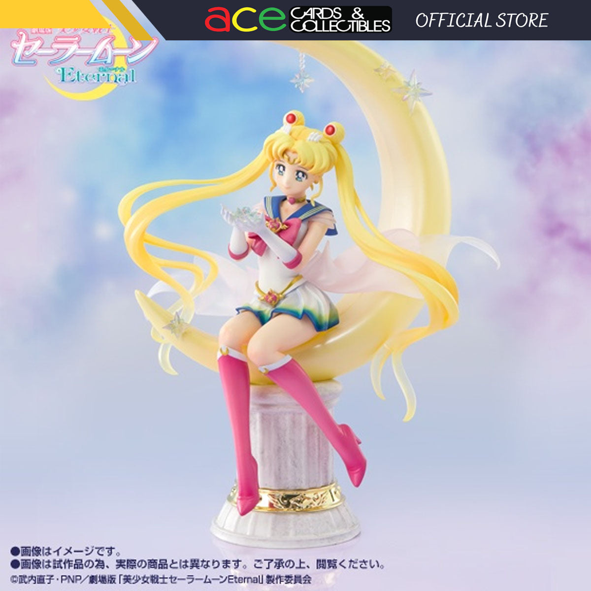 Pretty Guardian Sailor Moon Figuarts ZERO Bright Moon & Legendary Silver Crystal "Super Sailor Moon"-Bandai-Ace Cards & Collectibles