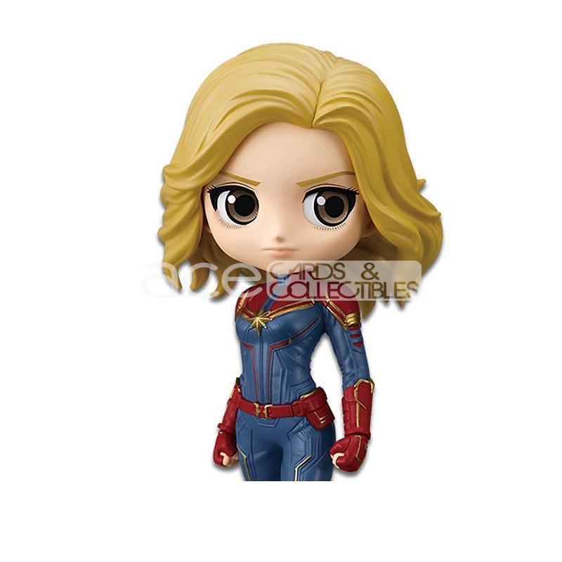 Q Posket -Captain Marvel- (Ver. A)-Bandai-Ace Cards & Collectibles