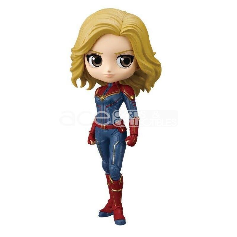 Q Posket -Captain Marvel- (Ver. A)-Bandai-Ace Cards & Collectibles
