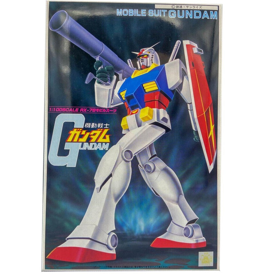 RX-78 Gundam (1/100) (Gundam Model Kits)-Bandai-Ace Cards &amp; Collectibles