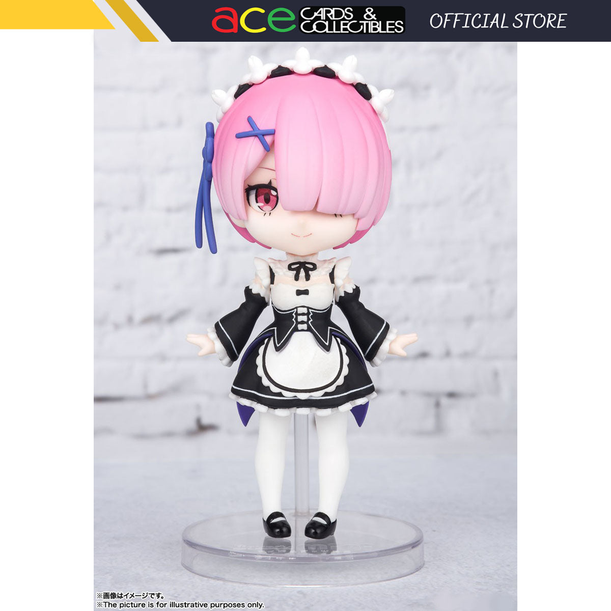 Re: Zero -Starting Life in Another World- Figuarts Mini "Ram"-Bandai-Ace Cards & Collectibles