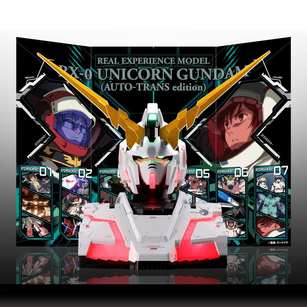 Real Experience Model RX-0 Unicorn Gundam [Auto-Trans Edition]-Bandai-Ace Cards & Collectibles