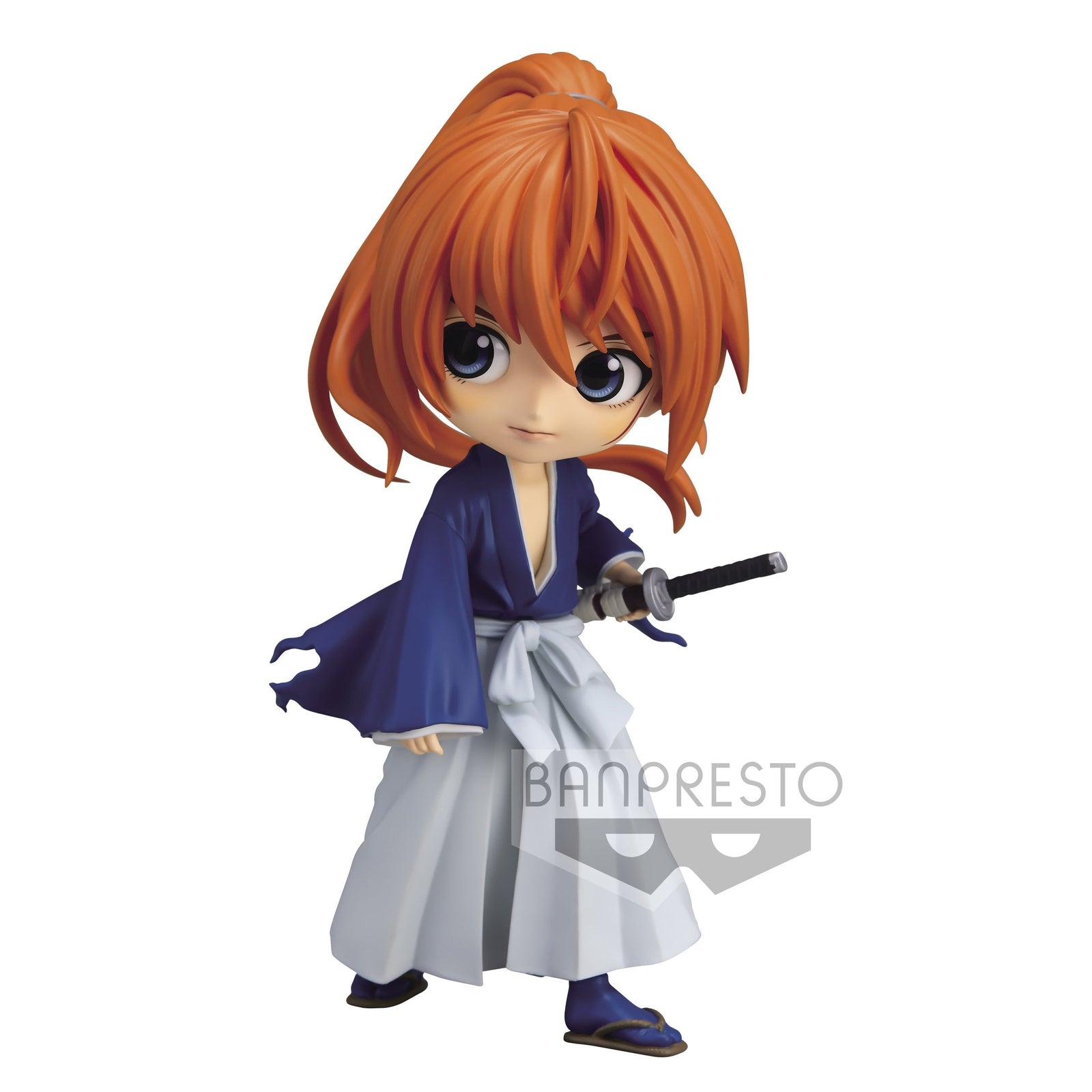 Rurouni Kenshin -Meiji Swordsman Romantic Story- Q Posket "Battosai Himura" (Ver. A)-Bandai-Ace Cards & Collectibles