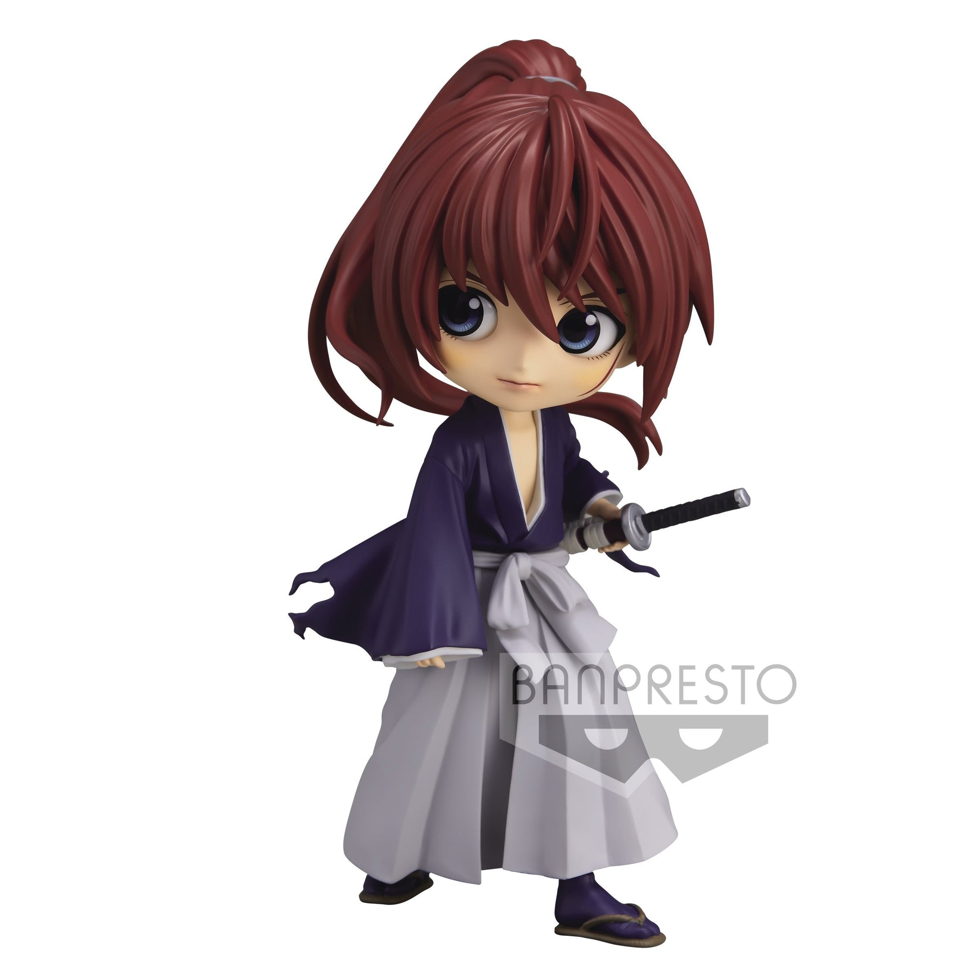 Rurouni Kenshin -Meiji Swordsman Romantic Story- Q Posket "Battosai Himura" (Ver. B)-Bandai-Ace Cards & Collectibles