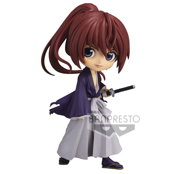 Rurouni Kenshin -Meiji Swordsman Romantic Story- Q Posket "Battosai Himura" (Ver. B)-Bandai-Ace Cards & Collectibles